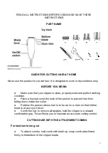 Preview for 8 page of TECHWOOD Beauty for Men TCO-2530 Instruction Manual