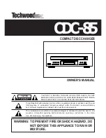 TECHWOOD CDC-85 Owner'S Manual preview