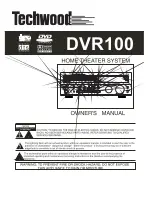 Предварительный просмотр 9 страницы TECHWOOD DVR100 Quick Start Manual