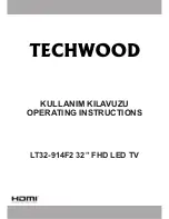 TECHWOOD LT32-914F2 Operating Instructions Manual preview