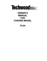 Предварительный просмотр 1 страницы TECHWOOD PL54 Owner'S Manual