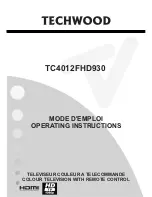 TECHWOOD TC4012FHD930 Operating Instructions Manual preview