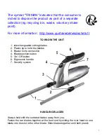 Предварительный просмотр 7 страницы TECHWOOD TCE-009 Instruction Manual