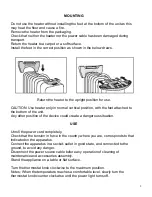 Preview for 9 page of TECHWOOD TCG-1026 Instruction Manual