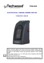 TECHWOOD TCG-400 Instruction Manual preview