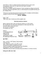 Preview for 12 page of TECHWOOD TCO-6025 Instruction Manual