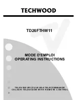 TECHWOOD TD26FTHW11 Operating Instructions Manual preview