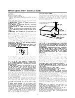 Предварительный просмотр 2 страницы TECHWOOD TDX-85 Owner'S Manual