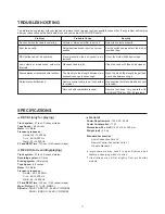 Предварительный просмотр 11 страницы TECHWOOD TDX-85 Owner'S Manual