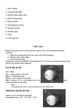 Preview for 7 page of TECHWOOD TFO-2616P Instruction Manual