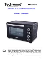 TECHWOOD TFO-3006 Instruction Manual предпросмотр