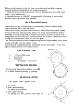 Предварительный просмотр 8 страницы TECHWOOD TFO-431 Instruction Manual