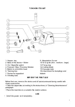 Предварительный просмотр 8 страницы TECHWOOD THV-1400i Instruction Manual