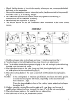 Предварительный просмотр 9 страницы TECHWOOD THV-1400i Instruction Manual