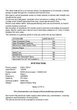 Preview for 21 page of TECHWOOD TMO-2560 Instruction Manual