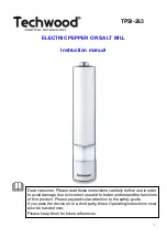 Preview for 1 page of TECHWOOD TPSI-263 Instruction Manual