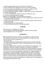 Preview for 9 page of TECHWOOD TRZ-984 Instruction Manual