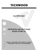 TECHWOOD VL19TV1001 Operating Instructions Manual preview