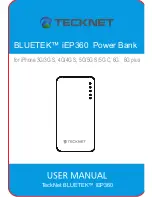 Tecknet BLUETEK iEP360 User Manual preview