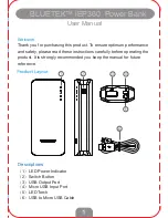 Предварительный просмотр 2 страницы Tecknet BLUETEK iEP360 User Manual