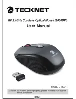 Tecknet M001 User Manual предпросмотр