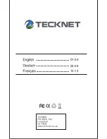 Preview for 2 page of Tecknet U510P User Manual