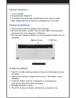 Preview for 4 page of Tecknet X315 User Manual