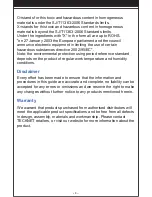 Preview for 8 page of Tecknet X360-Black-UK User Manual