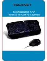 Tecknet X701 Instructions Manual preview