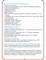 Preview for 3 page of Tecknet X861 User Manuals