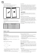 Предварительный просмотр 6 страницы Tecla RD1600H User Manual