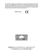 Preview for 36 page of Teclumen Spot 575 TM3 User Manual