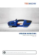 TECMASCHIN HU-P1316 Operating Instructions Manual preview