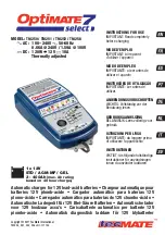 TecMate 240V Instructions For Use Manual preview