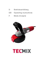 TECMIX TCG 125 Operating Instructions Manual preview