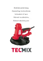 TECMIX TM HS 1250 Operating Instructions Manual preview