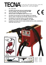 Preview for 1 page of TECNA 3460N Installation, Use, Maintenance, Spare Parts