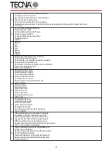 Preview for 5 page of TECNA 3680 Use And Maintenance Manual