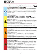 Preview for 7 page of TECNA 3680 Use And Maintenance Manual