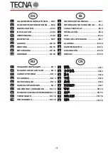 Preview for 9 page of TECNA 3680 Use And Maintenance Manual