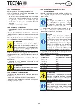 Preview for 15 page of TECNA 3680 Use And Maintenance Manual