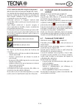 Preview for 23 page of TECNA 3680 Use And Maintenance Manual