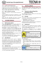 Preview for 32 page of TECNA 3680 Use And Maintenance Manual