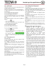 Preview for 39 page of TECNA 3680 Use And Maintenance Manual