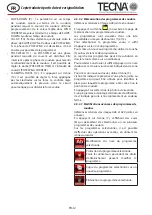 Preview for 58 page of TECNA 3680 Use And Maintenance Manual