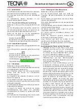 Preview for 75 page of TECNA 3680 Use And Maintenance Manual