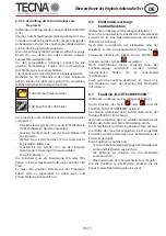 Preview for 77 page of TECNA 3680 Use And Maintenance Manual