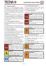 Preview for 85 page of TECNA 3680 Use And Maintenance Manual