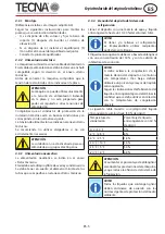 Preview for 87 page of TECNA 3680 Use And Maintenance Manual