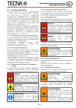 Preview for 103 page of TECNA 3680 Use And Maintenance Manual